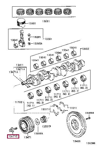 9010518001 Toyota Auto part
