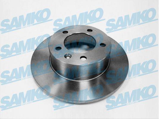 O1037P Samko Bremsscheibe hinten voll
