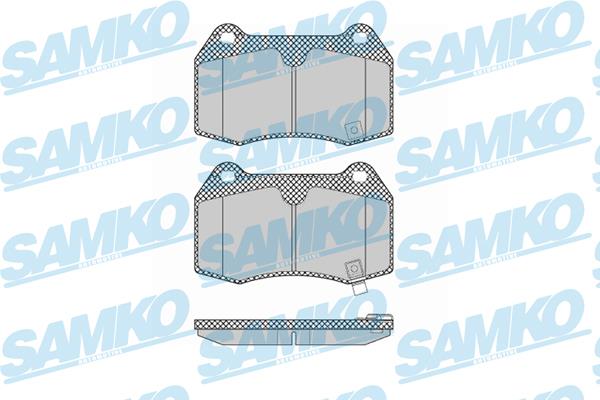 Brake pad kit Honda Integra: 5SP1358 Samko Brake pad set