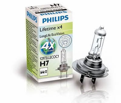 12972LLECOC1 Philips Halogen lamp Philips Longlife Ecovision 12V H7 55W
