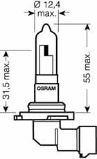 Osram Żarówka halogenowa Osram Original 12V HB3 60W – cena 31 PLN