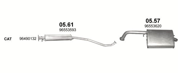 0557 Polmostrow Endschalldämpfer