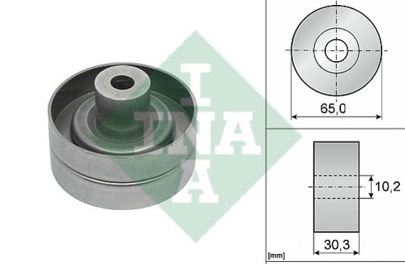 INA 532 0910 10 Idler Pulley 532091010: Buy near me in Poland at 2407.PL - Good price!