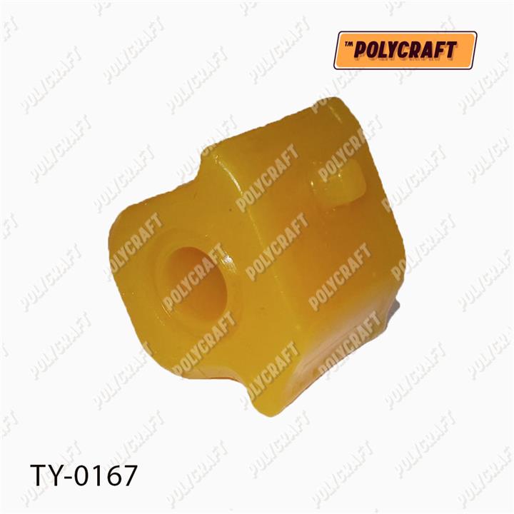 POLYCRAFT TY-0167 Front stabilizer bush, left polyurethane TY0167: Buy near me in Poland at 2407.PL - Good price!