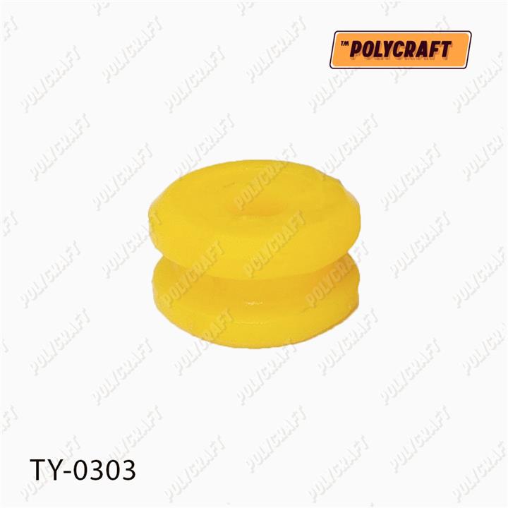 POLYCRAFT TY-0303 Rear upper shock absorber sleeve polyurethane TY0303: Buy near me in Poland at 2407.PL - Good price!