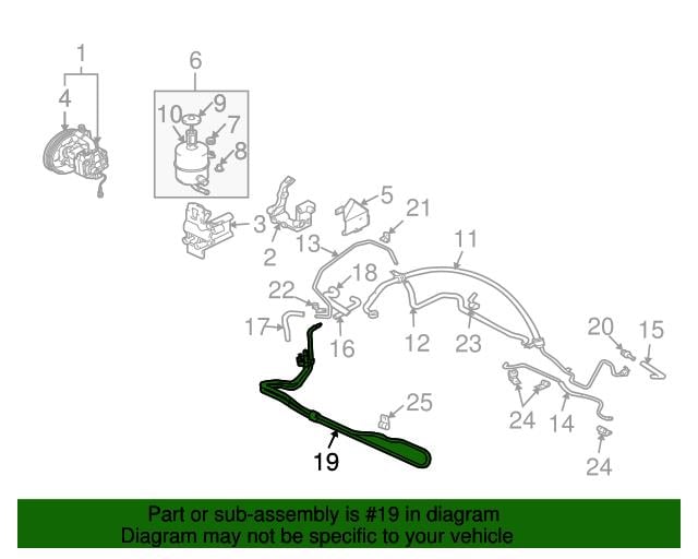 Mitsubishi MR554844 Power steering tube (GUR) MR554844: Buy near me at 2407.PL in Poland at an Affordable price!