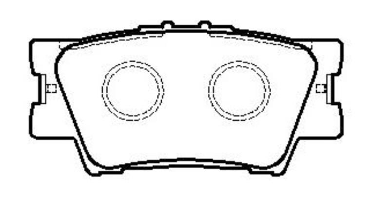 CTR CKT-50 Disc brake pad set CKT50: Buy near me in Poland at 2407.PL - Good price!