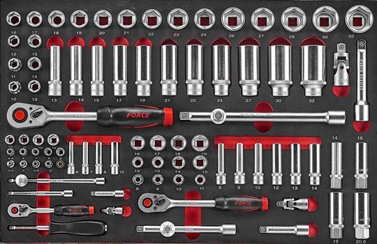 Force Tools 4882 Tool set 1/2 ", 1/4", 3/8 "in the tool tray, 88 items 4882: Buy near me at 2407.PL in Poland at an Affordable price!