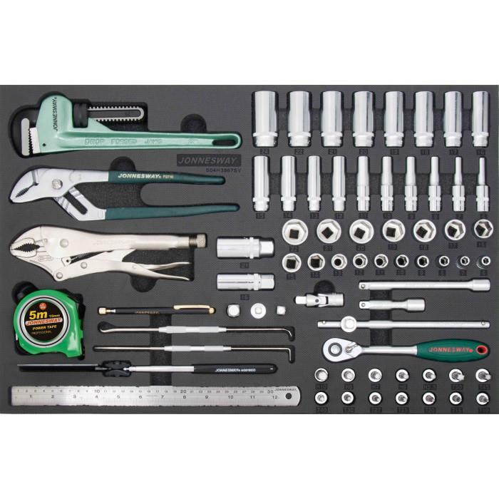 Jonnesway S04H3567SV Tool kit 68 units, 3/8 "DR Heads and accessories. S04H3567SV: Buy near me in Poland at 2407.PL - Good price!