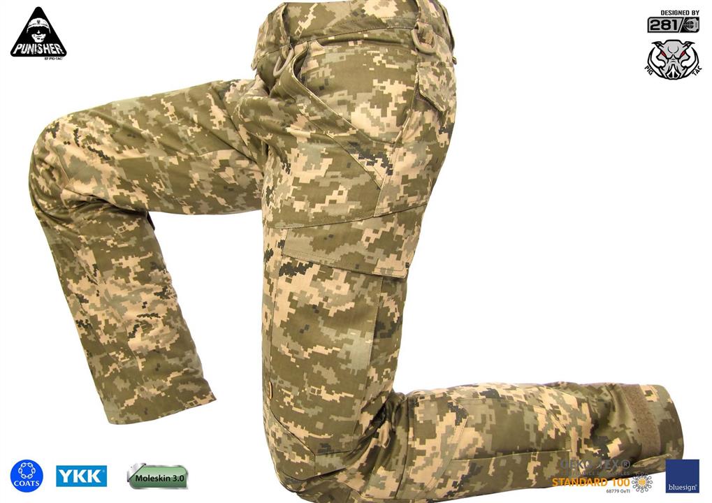 P1G Spodnie bojowe „PCP - LW” (spodnie bojowe Punisher - lekkie) - TROPICAL s.XL (Siatka wymiarowa długa) – cena