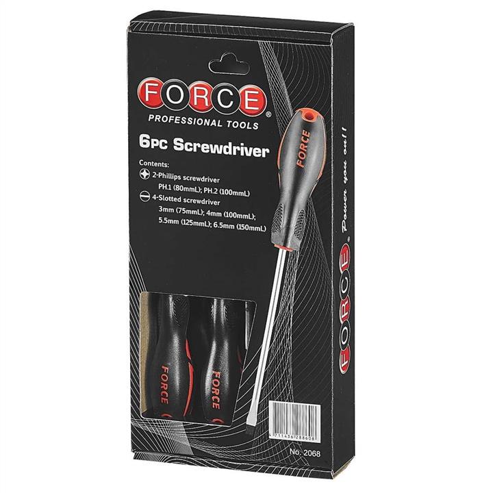 Force Tools 2068 A set of 6 screwdrivers. 2068: Buy near me in Poland at 2407.PL - Good price!