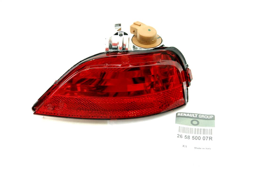 Renault 26 58 500 07R Rear fog lamp left 265850007R: Buy near me in Poland at 2407.PL - Good price!