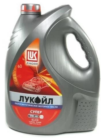 Lukoil 19193 Engine oil Lukoil super 10W-40, 5L 19193: Buy near me in Poland at 2407.PL - Good price!