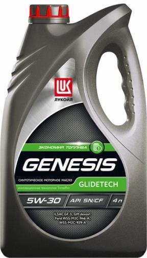Lukoil 1539486 Engine oil Lukoil Genesis Glidetech 5W-30, 4L 1539486: Buy near me at 2407.PL in Poland at an Affordable price!