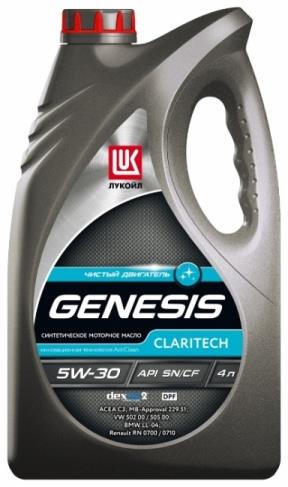 Lukoil 1539437 Engine oil Lukoil Genesis Claritech 5W-30, 4L 1539437: Buy near me in Poland at 2407.PL - Good price!