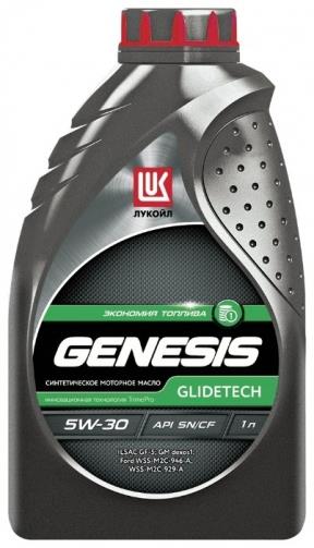 Lukoil 1538772 Engine oil Lukoil Genesis Glidetech 5W-30, 1L 1538772: Buy near me in Poland at 2407.PL - Good price!