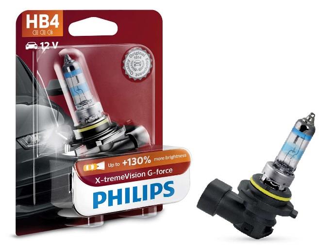 Philips 9006XVGB1 Halogen lamp Philips X-tremeVision G-force +130% 12V HB4 51W +130% 9006XVGB1: Buy near me in Poland at 2407.PL - Good price!