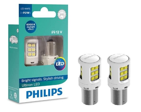 Philips 11498ULWX2 LED lamp Philips Ultinon LED P21W 12V BA15s (2 pcs.) 11498ULWX2: Buy near me in Poland at 2407.PL - Good price!