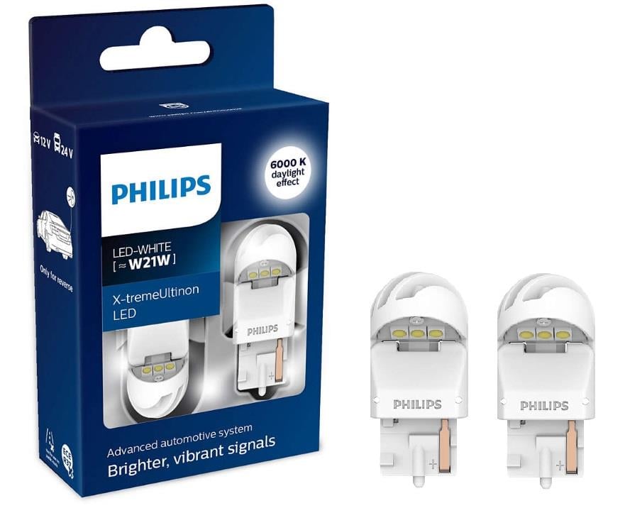 Philips 11065XUWX2 Лампа світлодіодна Philips X-tremeUltinon LED gen2 W21W 12/24V W3x16d (2 шт.) 11065XUWX2: Приваблива ціна - Купити у Польщі на 2407.PL!