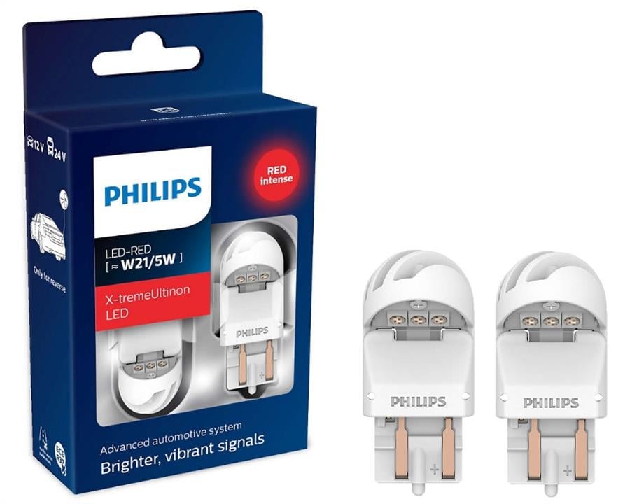 Philips 11066XURX2 Lampa led philips x-tremeultinon led gen2 w21/5w 12/24v w3x16q red (2 szt.) 11066XURX2: Atrakcyjna cena w Polsce na 2407.PL - Zamów teraz!