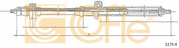 Telco 1173.4 Accelerator cable 11734: Buy near me in Poland at 2407.PL - Good price!