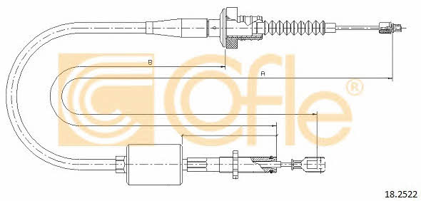 182522 Telco Clutch cable