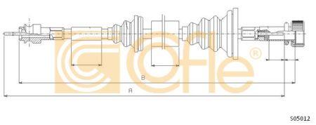 Telco S05012 Cable speedmeter S05012: Buy near me in Poland at 2407.PL - Good price!