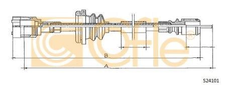 Telco S24101 Cable speedmeter S24101: Buy near me in Poland at 2407.PL - Good price!