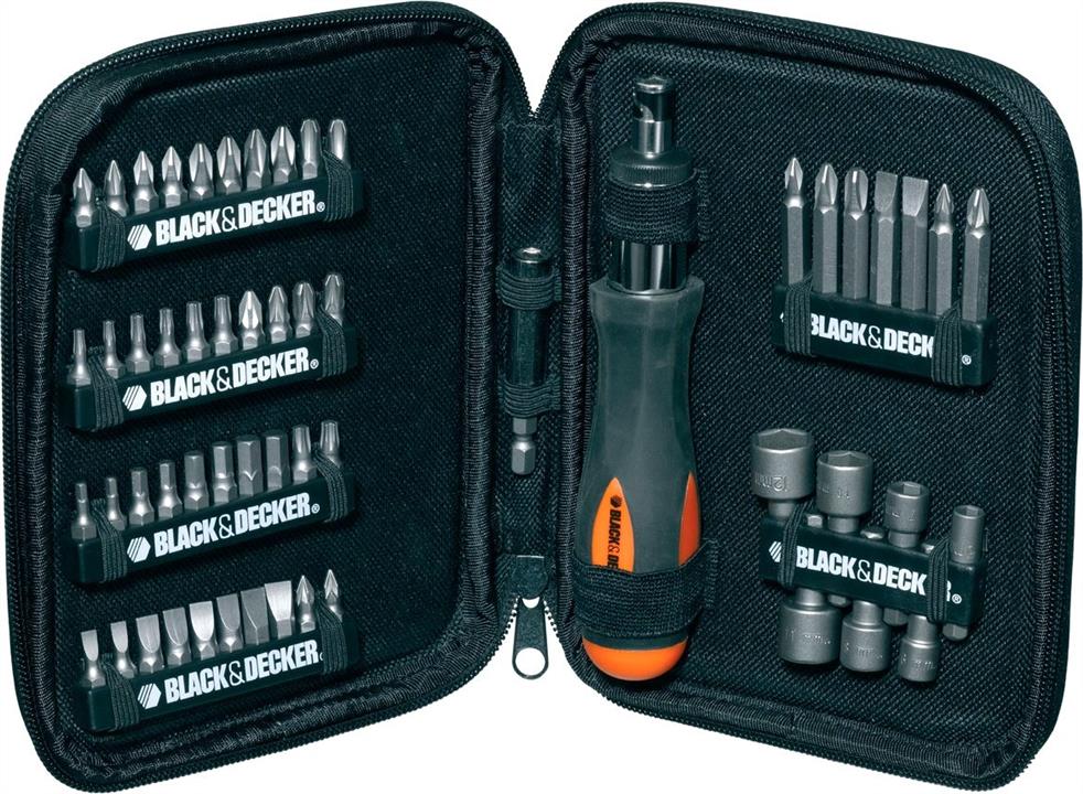 Black&Decker A7104-XJ Screwdriver with reverse and bits A7104XJ: Buy near me in Poland at 2407.PL - Good price!