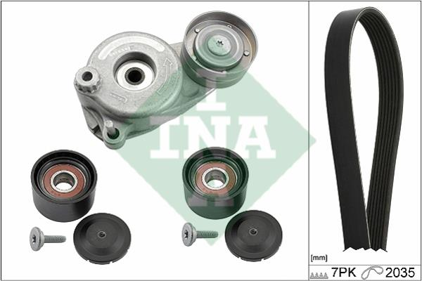 INA 529 0050 10 Drive belt kit 529005010: Buy near me in Poland at 2407.PL - Good price!