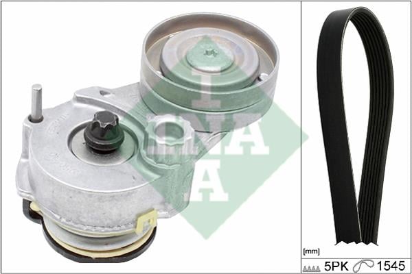 Lichtmaschine Riemen Set Opel Corsa E: 529032910 INA Keilrippenriemensatz