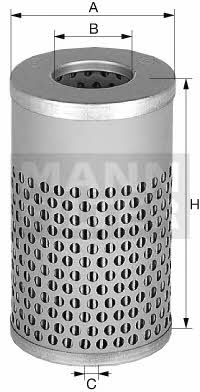 Фильтр гидравлический Mann-Filter H 617 N