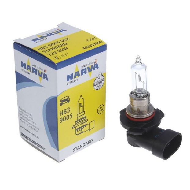 Narva 480053000 Лампа галогенна 12В HB3 60Вт 480053000: Купити у Польщі - Добра ціна на 2407.PL!