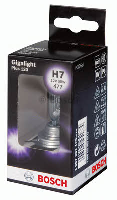 Bosch Żarówka halogenowa Bosch Gigalight Plus 120 12V H7 55W +120% – cena 42 PLN