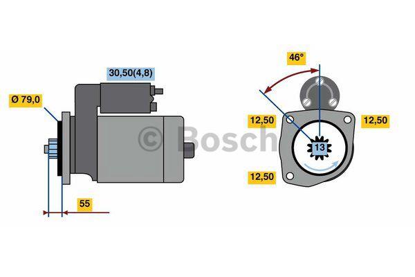 Starter Bosch 0 001 153 007
