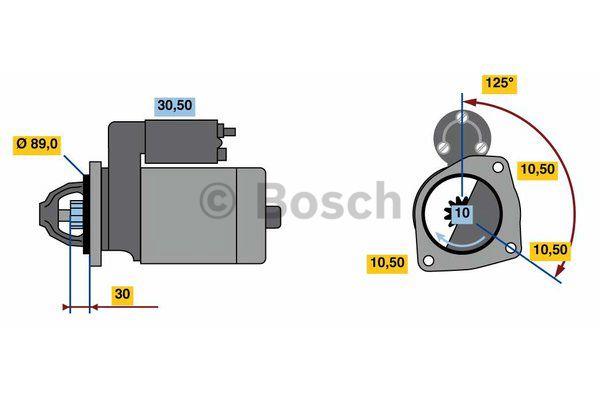 Anlasser Bosch 0 001 263 002