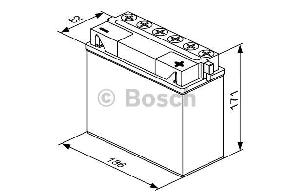 Akumulator Bosch 12V 18Ah 210A(EN) P+ Bosch 0 092 M4F 410