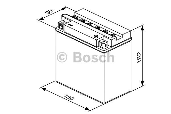 Akumulator Bosch 12V 18Ah 200A(EN) P+ Bosch 0 092 M4F 420