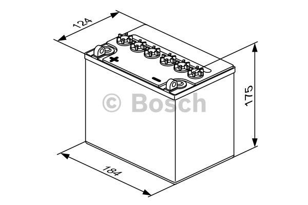 Akumulator Bosch 12V 24Ah 200A(EN) L+ Bosch 0 092 M4F 510