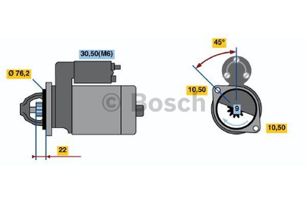 Starter Bosch 0 001 108 170