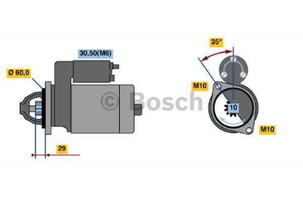 Anlasser Bosch 0 001 108 213