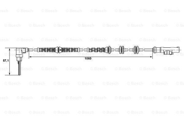 Датчик АБС Bosch 0 265 007 685