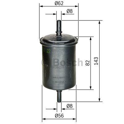Bosch Filtr paliwa – cena 30 PLN