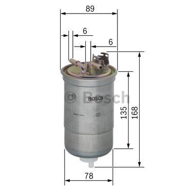 Фільтр палива Bosch 0 450 906 261