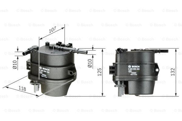 Топливный фильтр Bosch 0 450 906 460