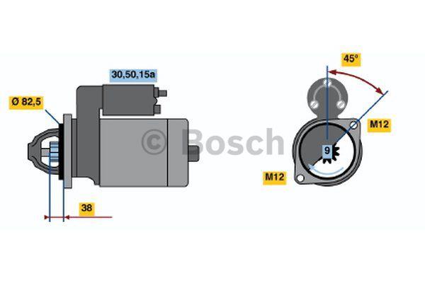 Anlasser Bosch 0 986 010 650