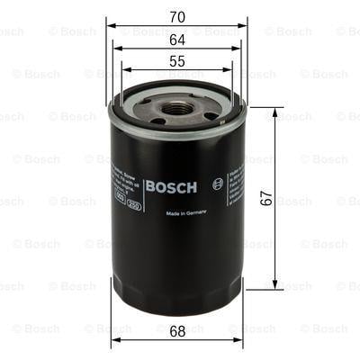Фільтр масляний Bosch 0 986 452 058