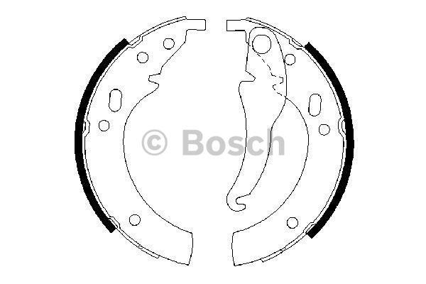 Bremsbackensatz Bosch 0 986 487 012