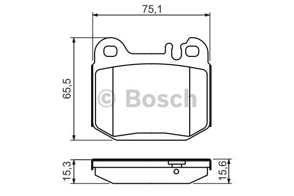 Bosch Тормозные колодки дисковые, комплект – цена 171 PLN