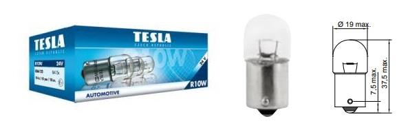 Tesla B56102 Glow bulb R10W 24V 10W B56102: Buy near me at 2407.PL in Poland at an Affordable price!